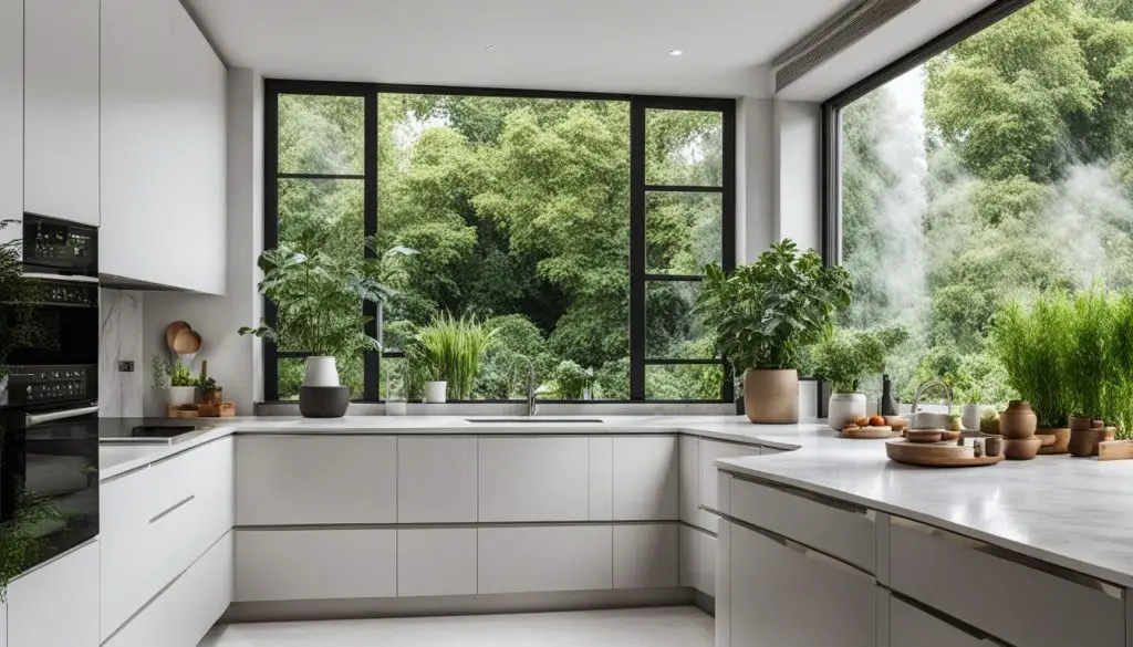 Feng Shui mirror placement in the kitchen