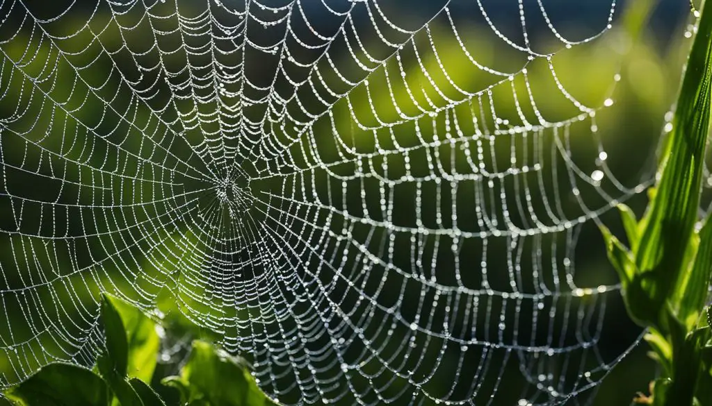 appreciate little things spider web