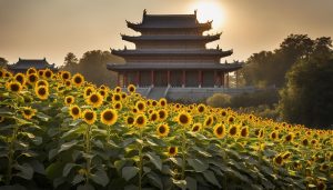 are sun flowers good luck in china