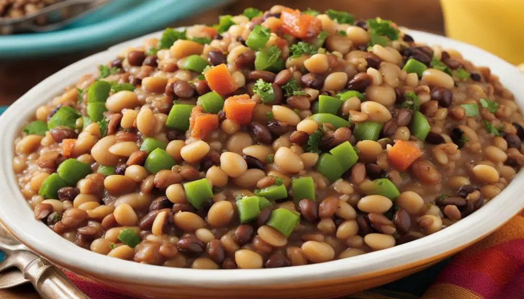 black-eyed peas and Hoppin' John