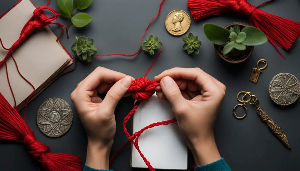 create your own red string ritual