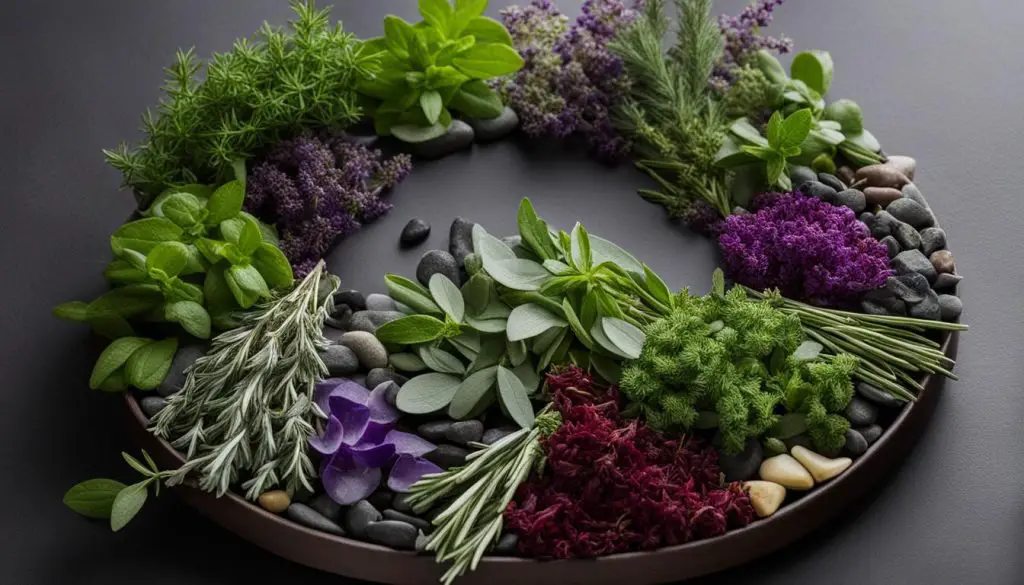 herbs and stones for luck