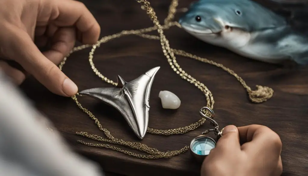 how to tell if a shark tooth necklace is real