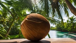 is it good luck if a coconut is split open without jagged edges?