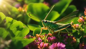 is it good luck to have a grasshopper land on you