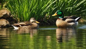 is it good luck to have mallard ducks on the lawn