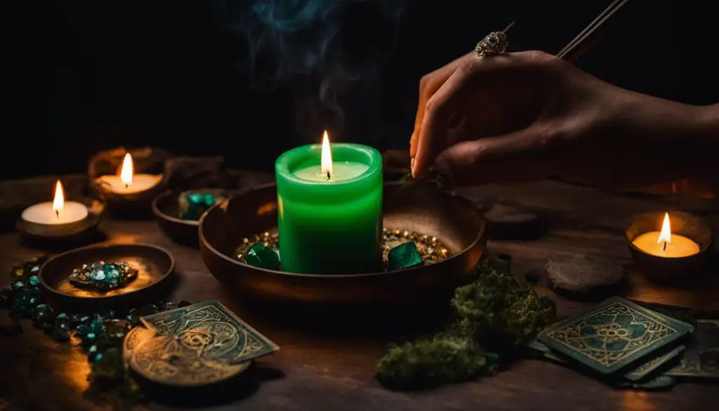 manifesting good luck with candles