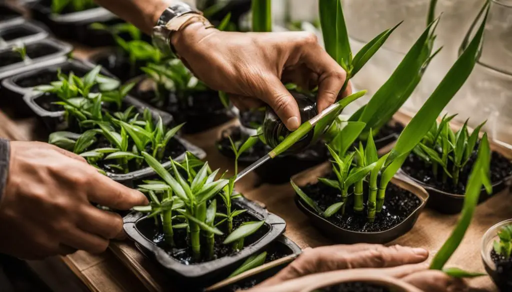 propagating lucky bamboo