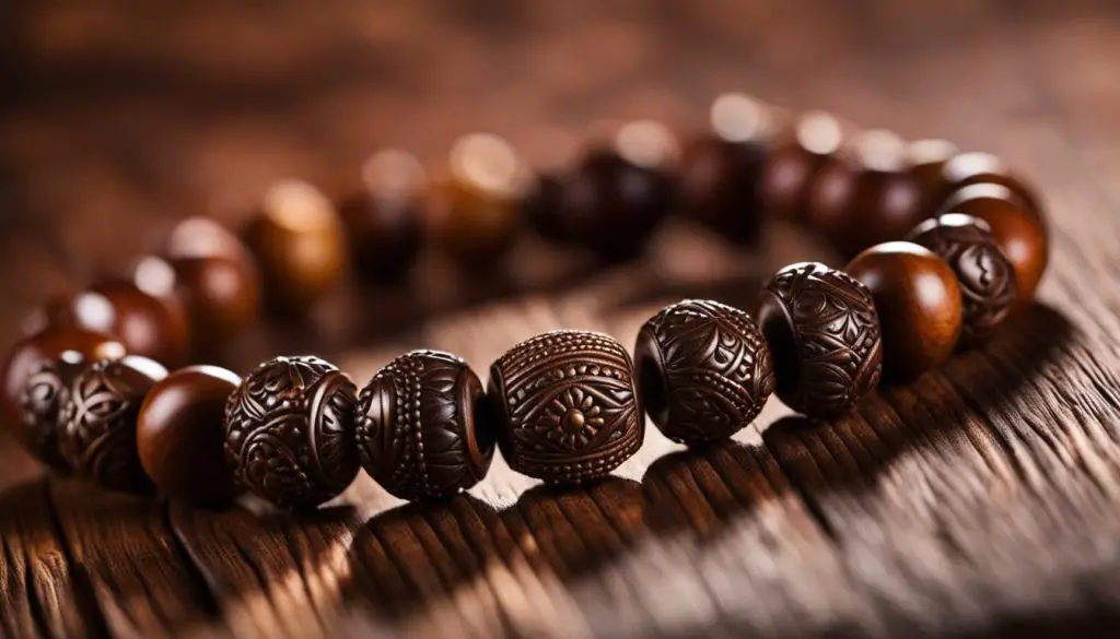 sandalwood bead bracelet