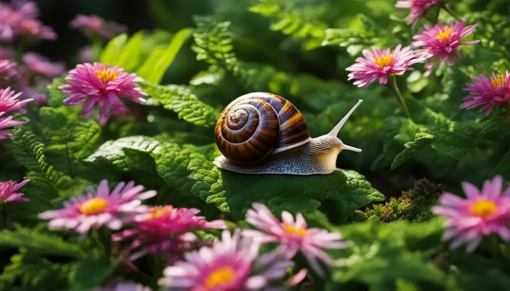 snail in the garden symbolism