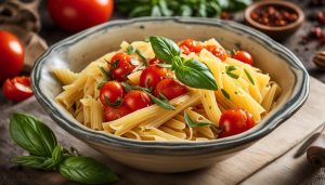 what pasta is served on new year's day to promote good luck?