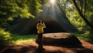 which religion has the saying hole in the rock brings good luck