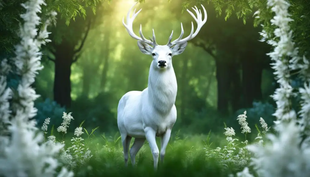 white deer